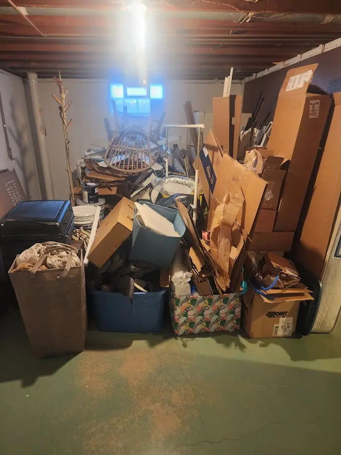 Roll-off dumpster container at job site for Construction Dumpster Rental in Rainbow Lakes Estates